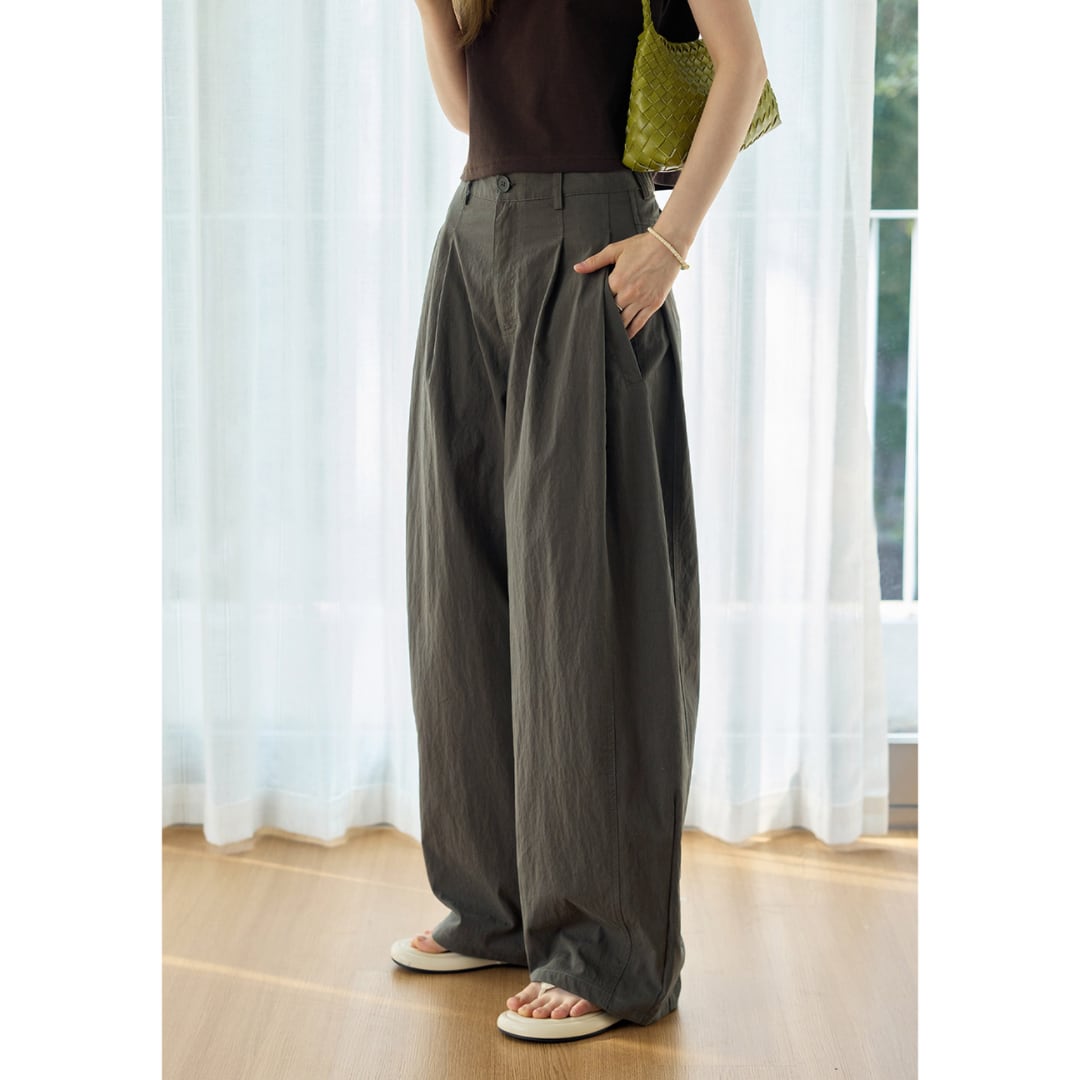 tuck wide pants