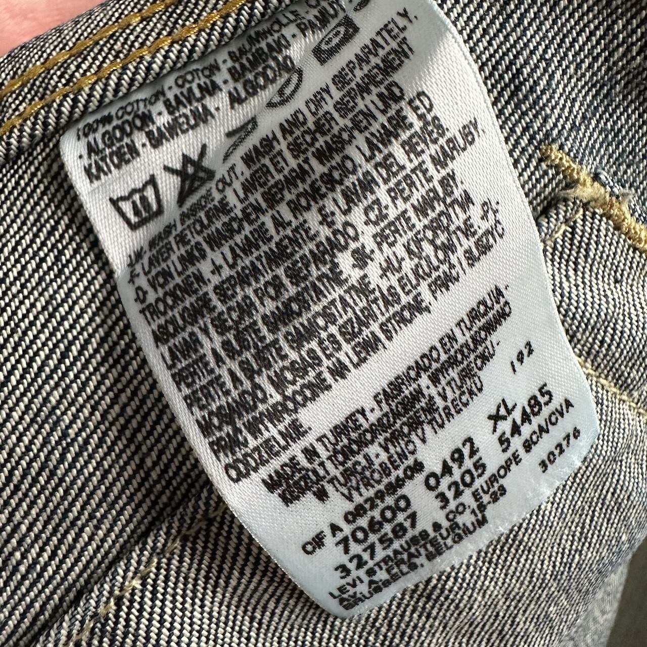 Levi's 70600 ジップアップ リーバイス デニムジャケット ジージャン
