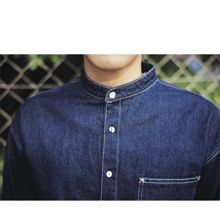 今期完売品⭐︎ジャーナルスタンダード⭐︎ デニムバンドカラーシャツ 楽天市場】デニムバンドカラーシャツ JOURNAL STANDARD relume