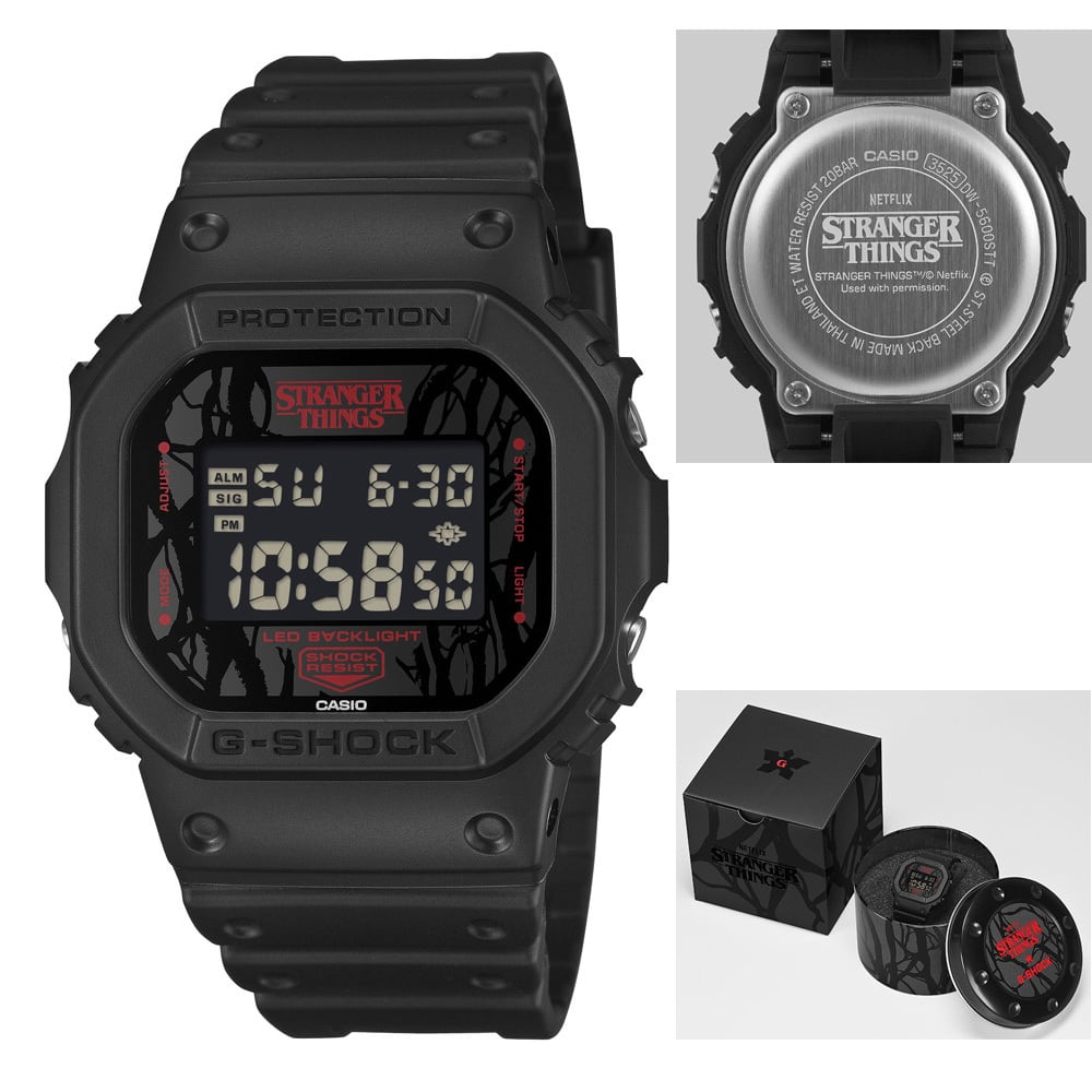時計 CASIO Stranger Things DW-5600STT-1JR Stranger Thingsコラボ G-SHOCK DW-5600STT-1JR ストレンジャー