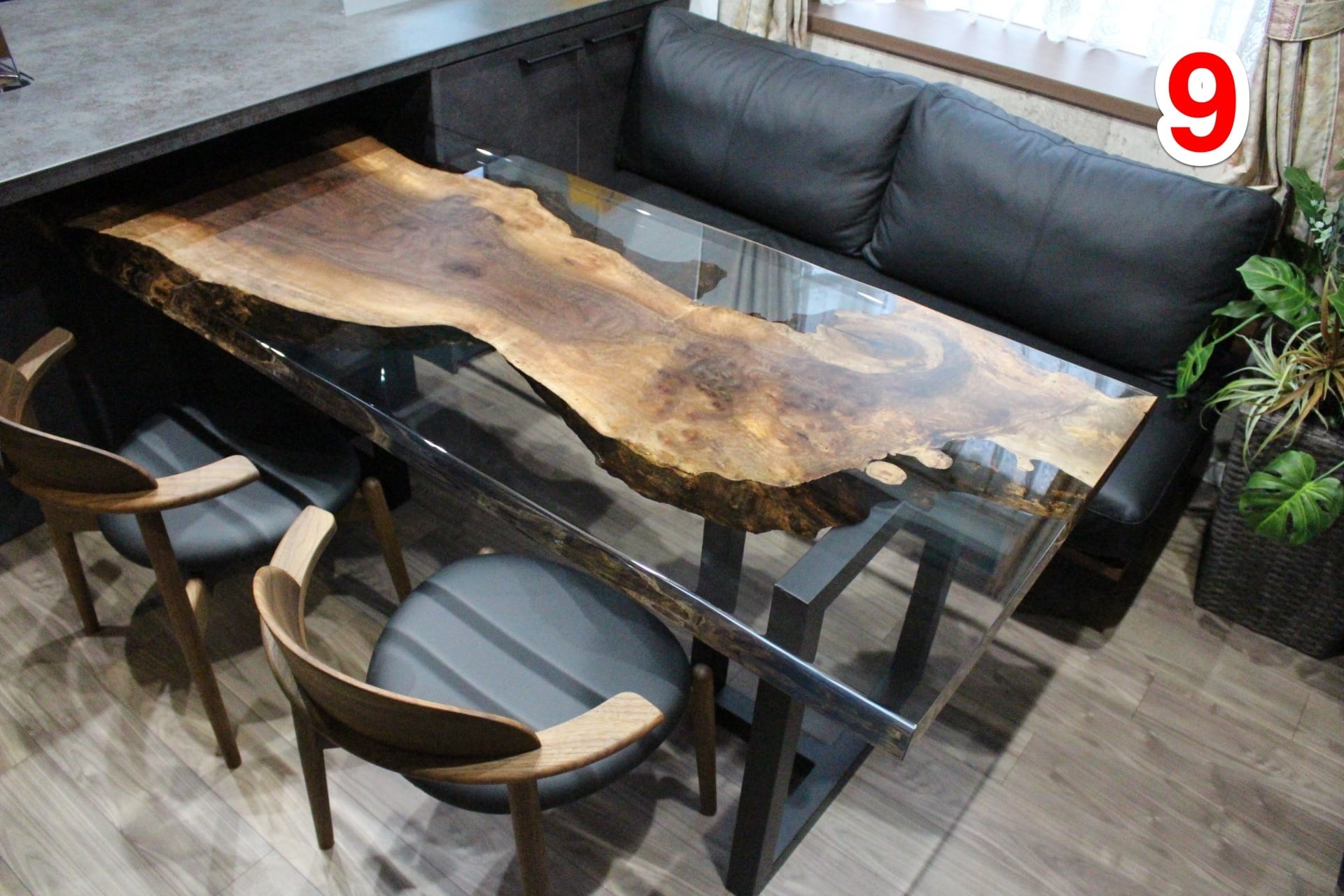 レジンテーブル オーダーイメージ | 千年家具 - 無垢一枚板テーブル 