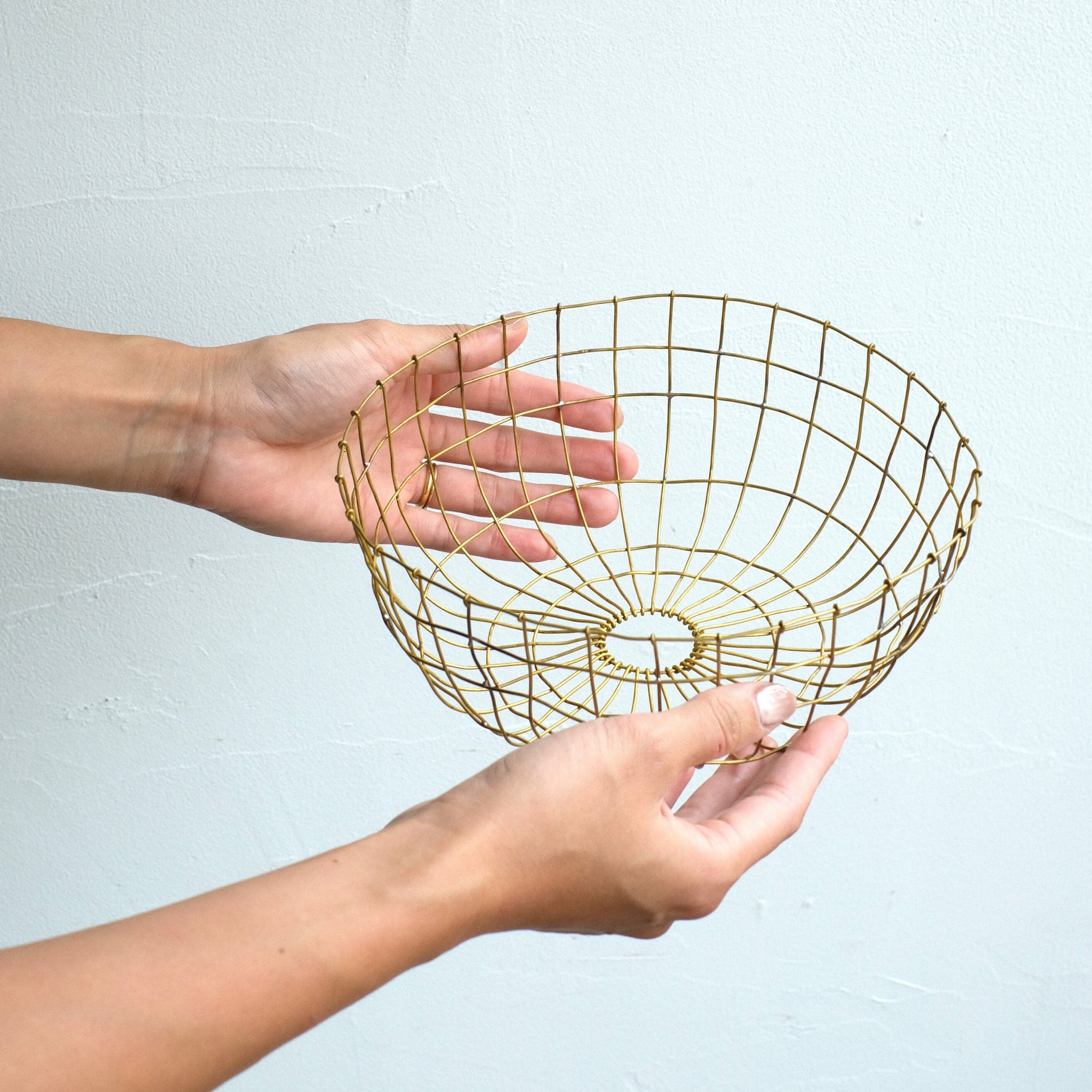 Brass Thin Basket (S)