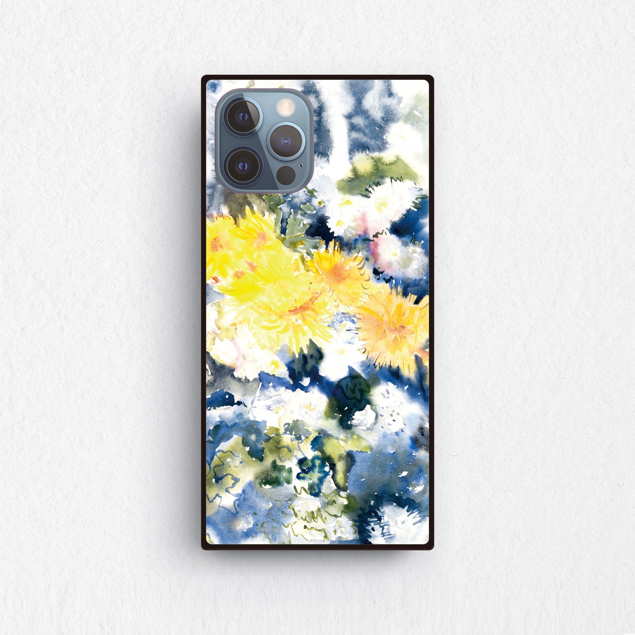 【チャールズ・デムス】Yellow and Blue｜アートスマホケース／強化ガラス