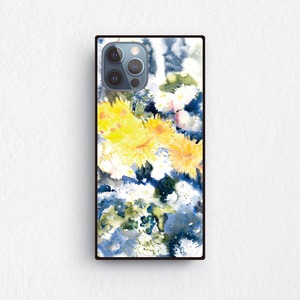 【チャールズ・デムス】Yellow and Blue｜アートスマホケース／強化ガラス