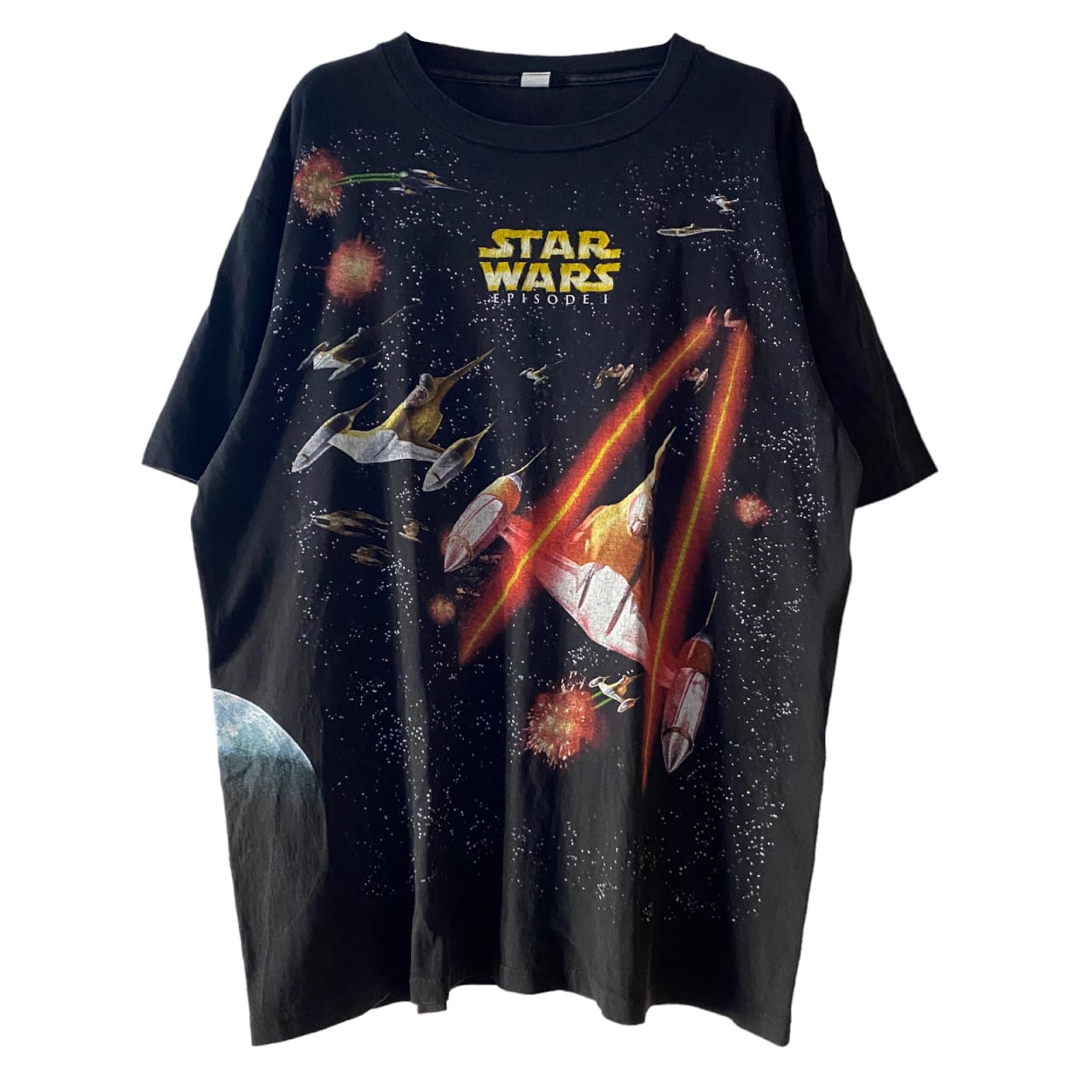 Star Wars 90s Episode 1 Movie Promo All Over Print Tee