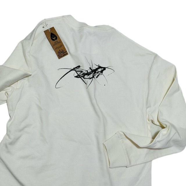 Long Tee 『墨象』白