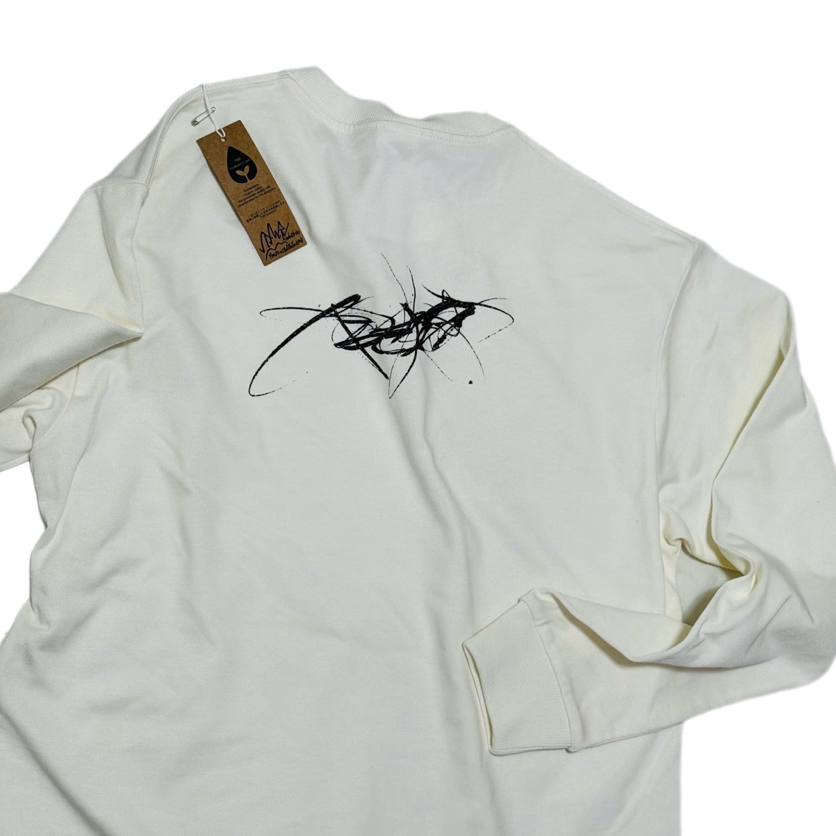 Long Tee 『墨象』白