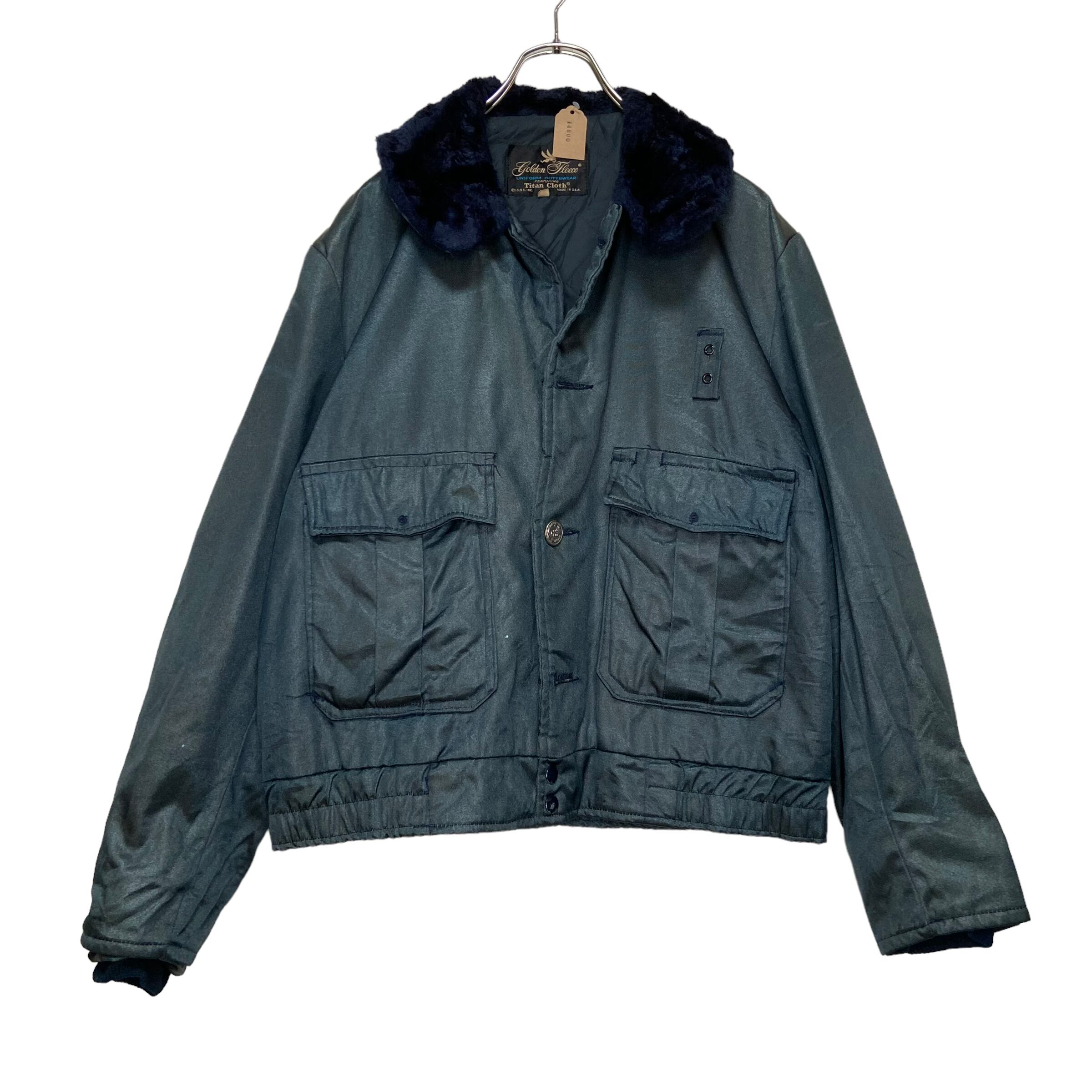 【Made in USA】GOLDEN FLEECE ワークジャケット　M　キルティング　襟ファー | 古着屋OLDGREEN powered by  BASE