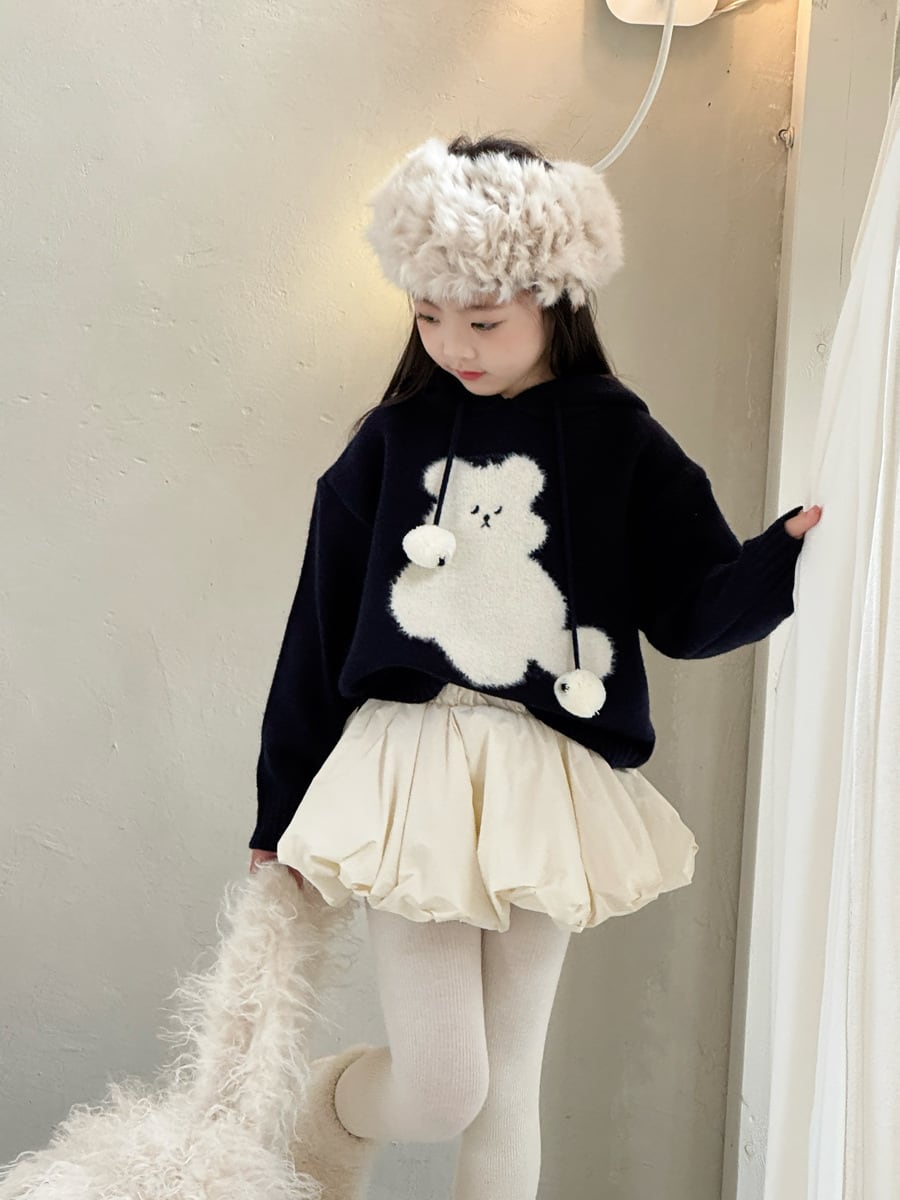 インパン付きアイボリーバルーンスカート