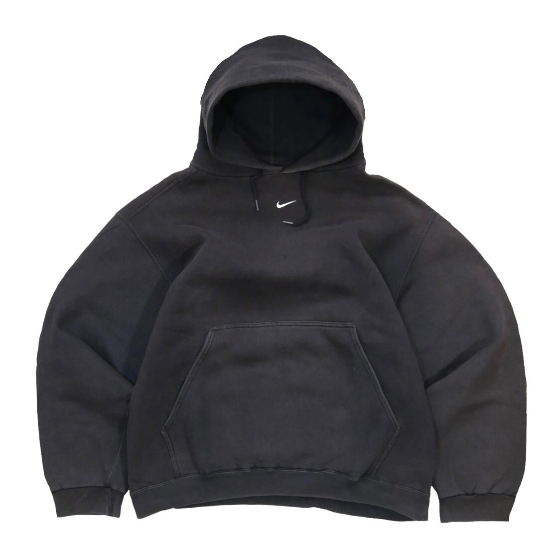 90s old NIKE center logo embroiled hoodie 