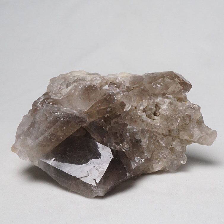 スモーキークォーツ クラスター 煙水晶 原石 モリオン 黒水晶 ブラジル産 一点物 282-518