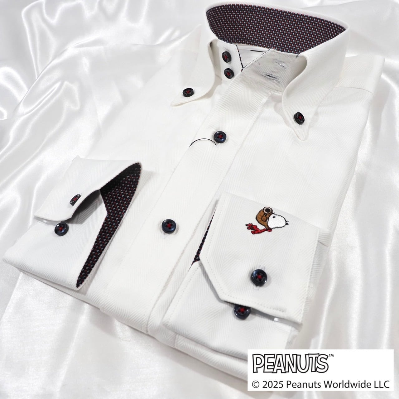 PEANUTS】スヌーピー刺繍限定ワイシャツ 【M】 | doctorbelee