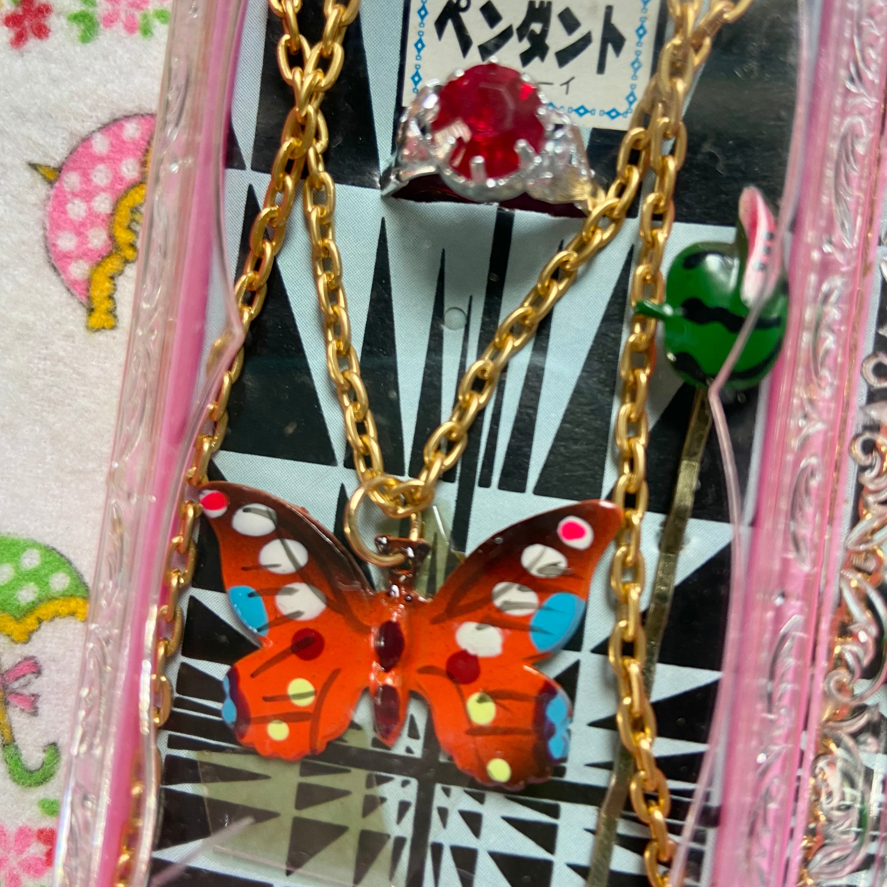 昭和レトロ☆大倉トーイ☆ペンダント☆乙女のアクセサリーセット