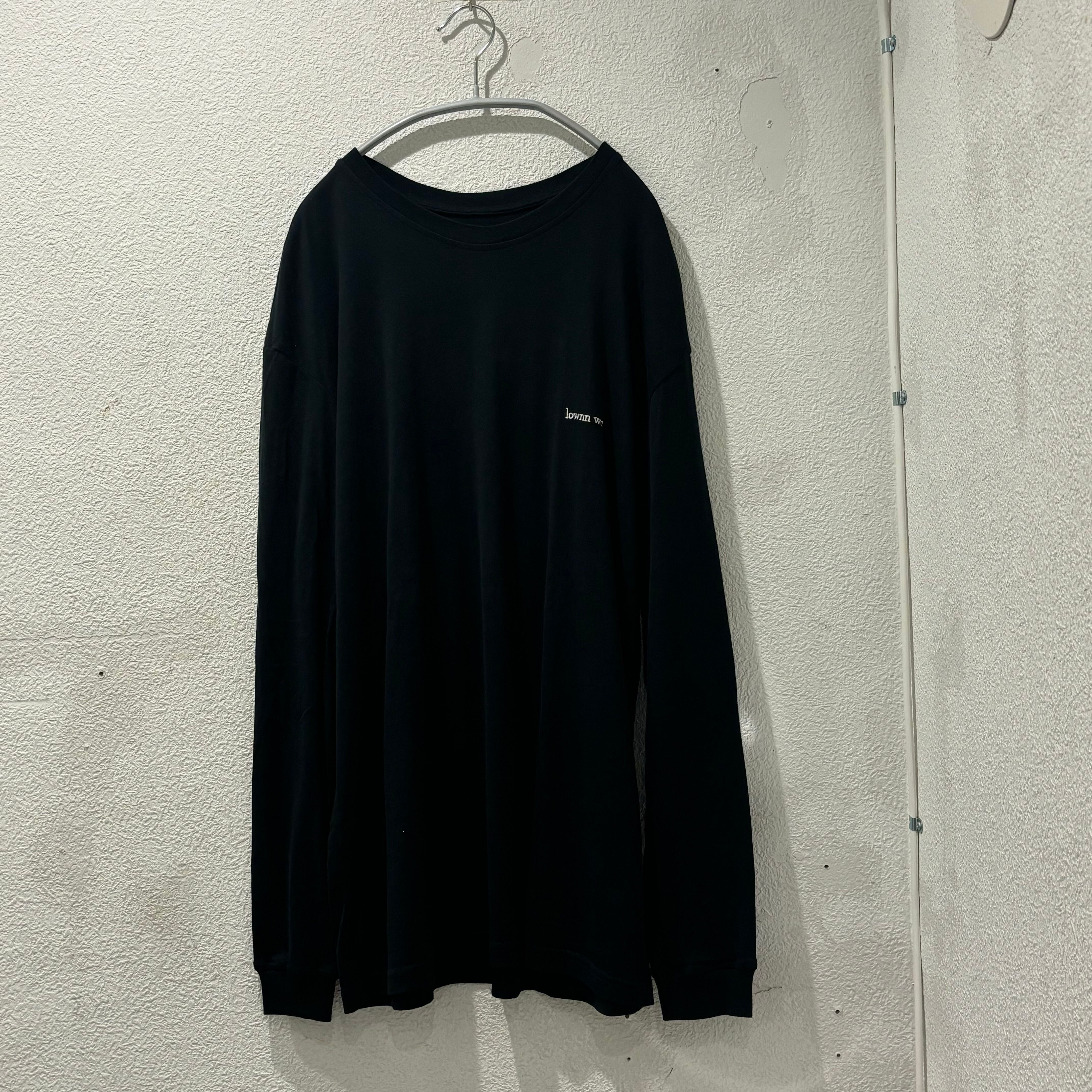 LOWNN WOLF ローン 長袖Tシャツ ブラック SIZE:48 【表参道t 