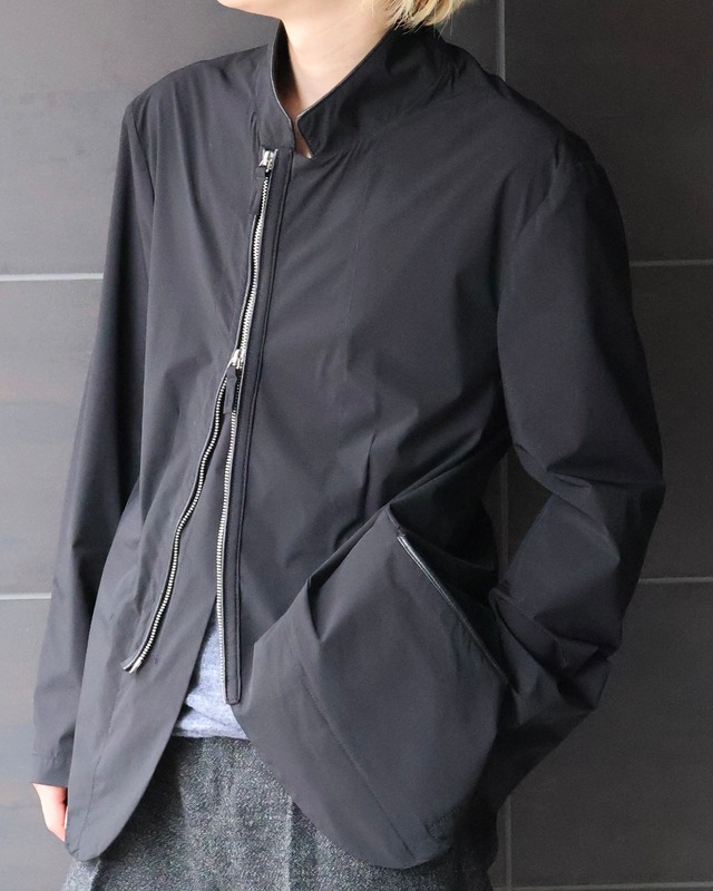 【ARMANI COLLEZIONI】double zip tailored jacket