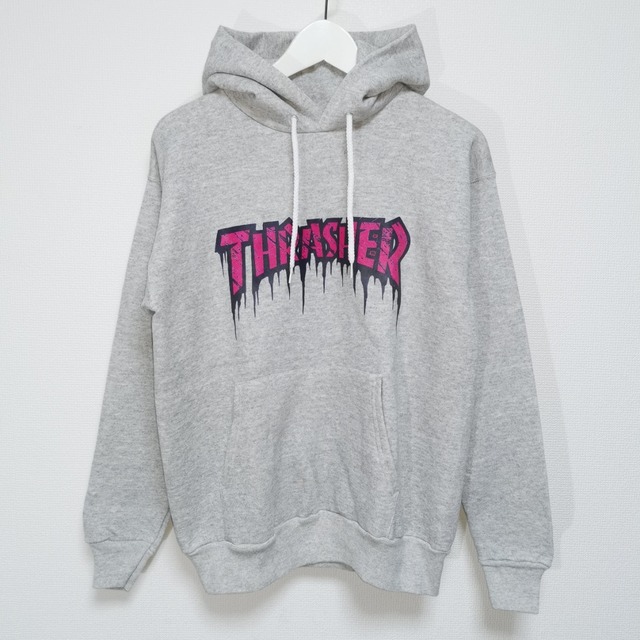 送料無料 M 90s THRASHER ICE スウェット パーカー HANES USA製 