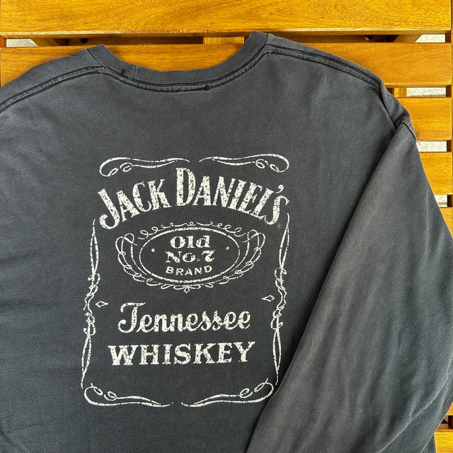 JACK DANIEL'S LOGO T-SHIRT BLACK OLD XL