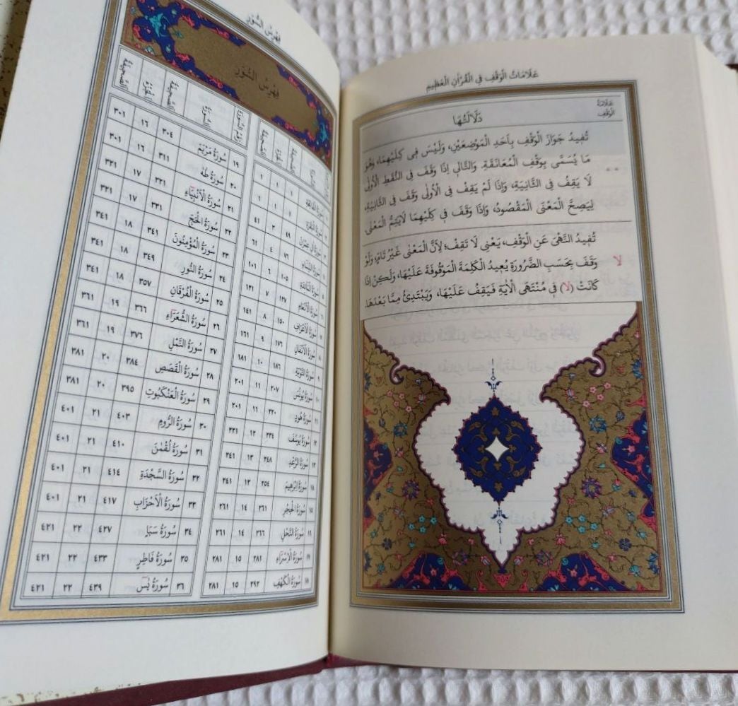 コーラン クルアーン アラビア語原本 / 11.5 x 16.5 cm / 茶 / Quran