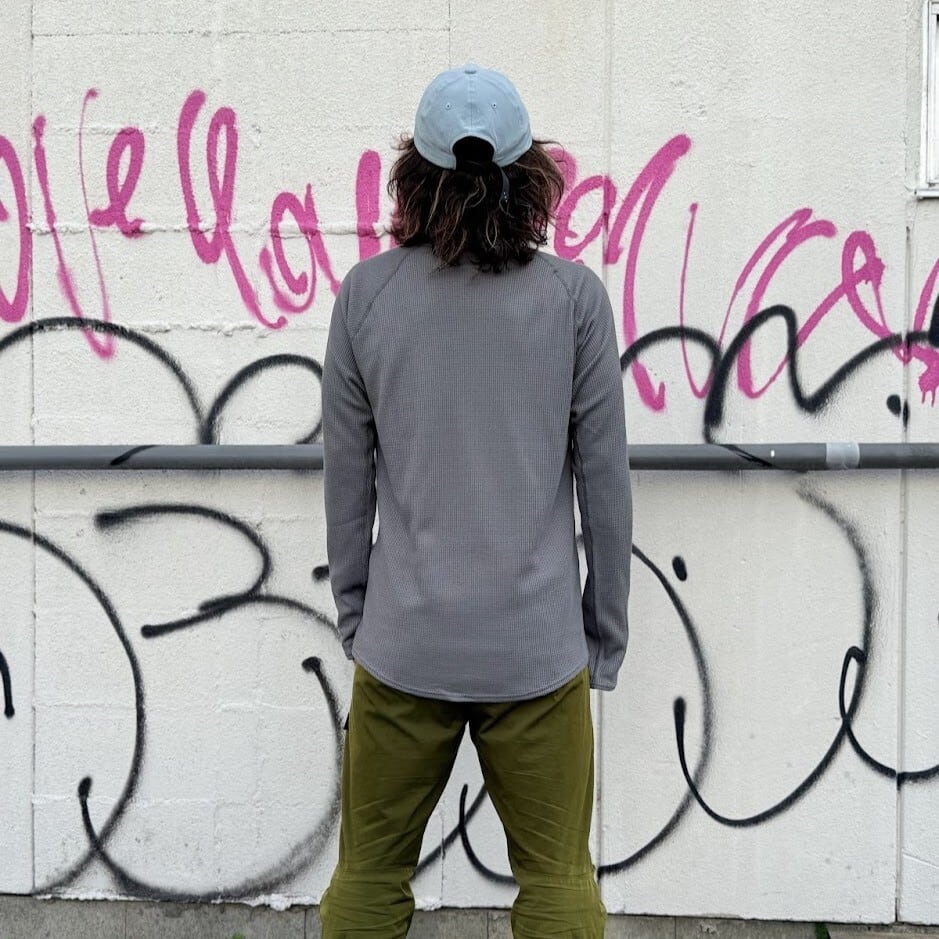 ANSWER4 / Thermal Pro®︎ Long Sleeve Tshirt (GREY) | 道がまっすぐ