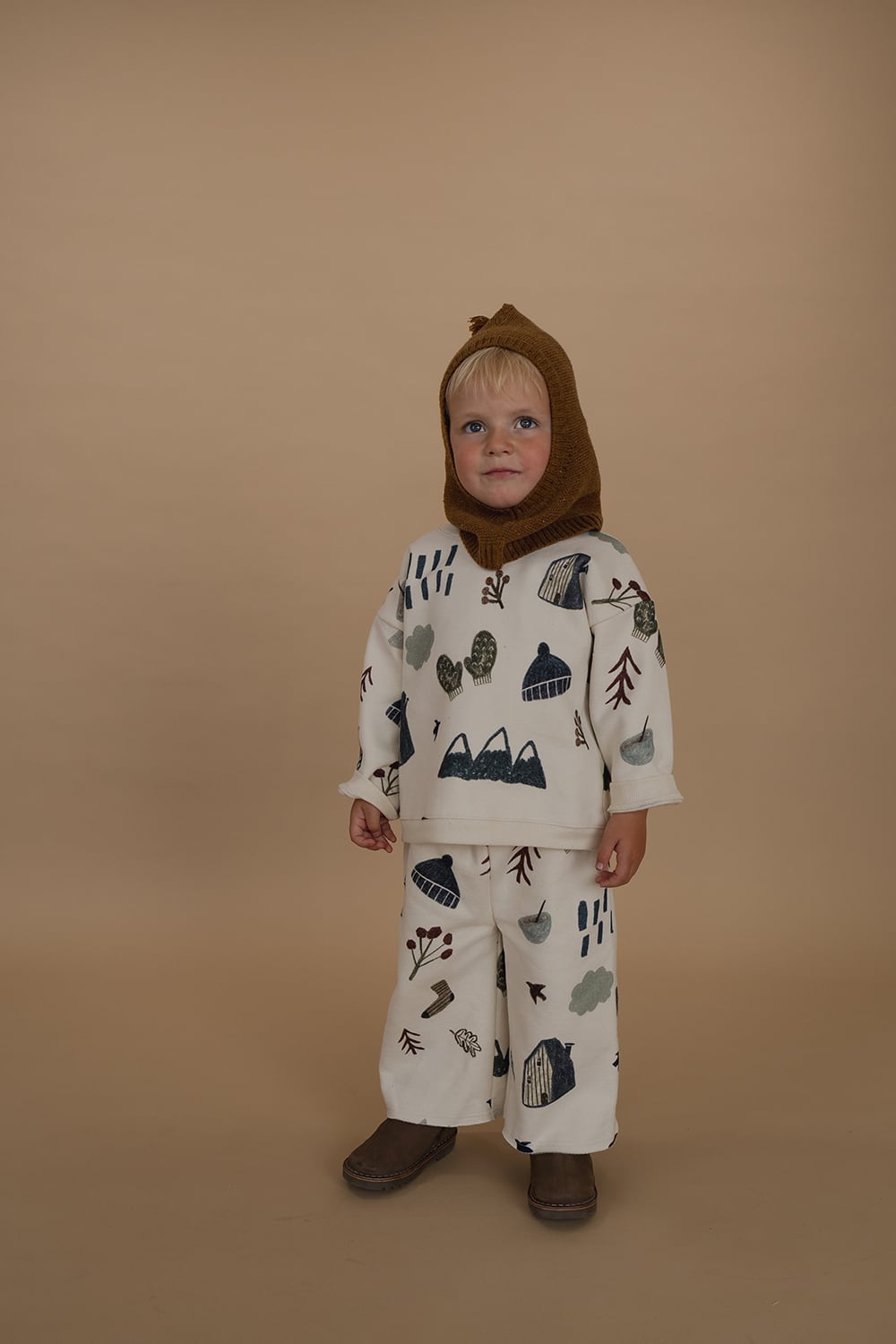 送料無料 organic zoo/Cosy Wild Sweatshirt Undyed | こどもふく &/warm