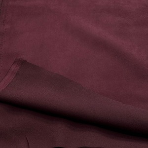 ★TC185◆2.5m◆ポリエステル100％スエード生地◆ボルドー