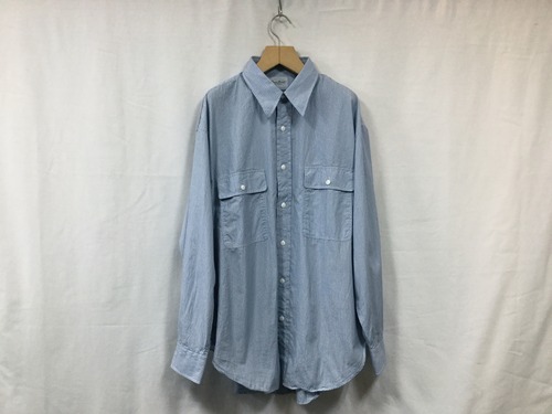 Marvine Pontiak shirt makers “ WORK  SH “  BLUE ST