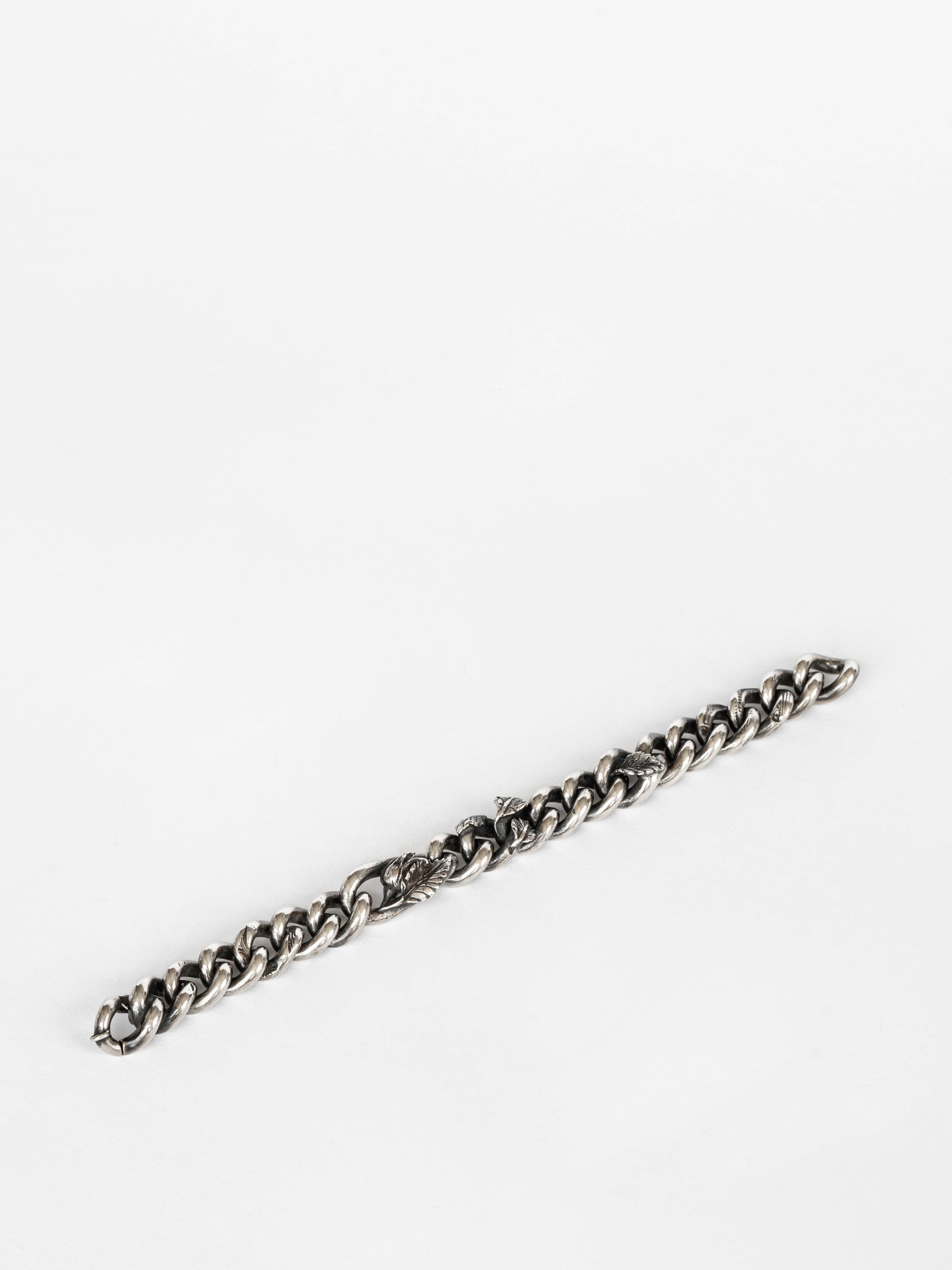 Bracelet Curb Chain Rosebud | Fabulous Sounds Bracelet Curb Chain Rosebud | Fabulous Sounds