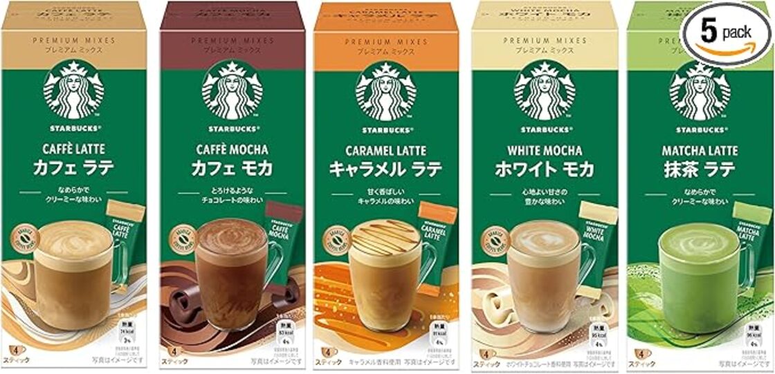 Amazon.co.jp限定】スターバックス プレミアムミックス 5種アソート 