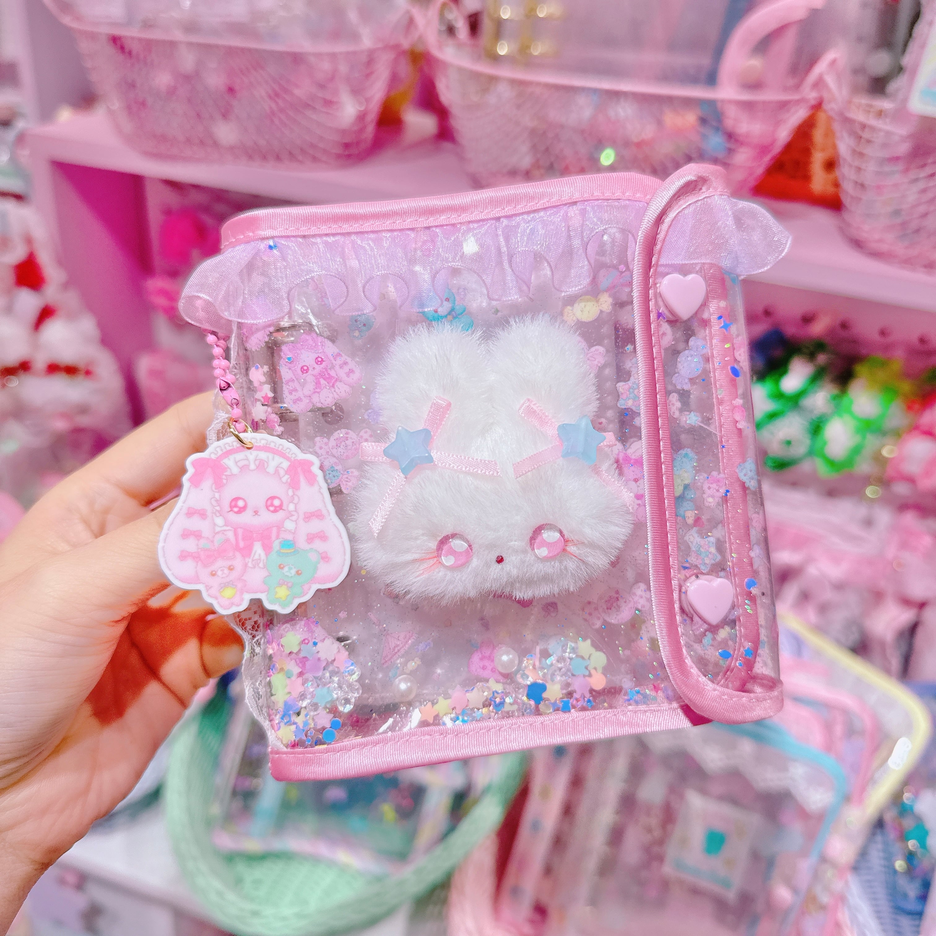 【E7】149-5ぬいぐるみ付シール帳(5穴)