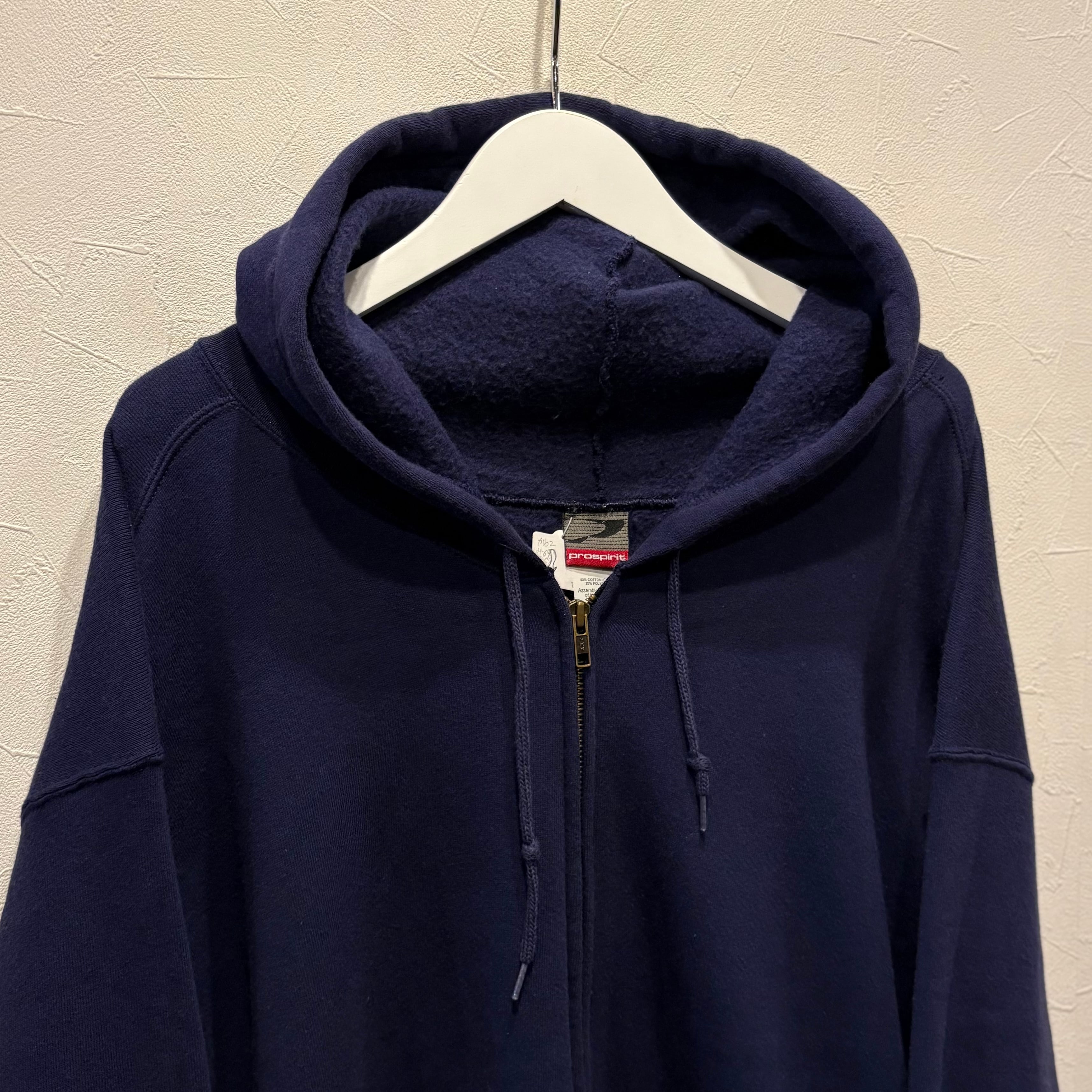 茄子紺予備軍】90's PROSPIRIT Zip Up Hoodie | 下北沢SPiKe＆SPiCe