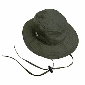 WATER RESISTANCE NYLON SAFARI HAT / 撥水ナイロンサファリハット (KHAKI)