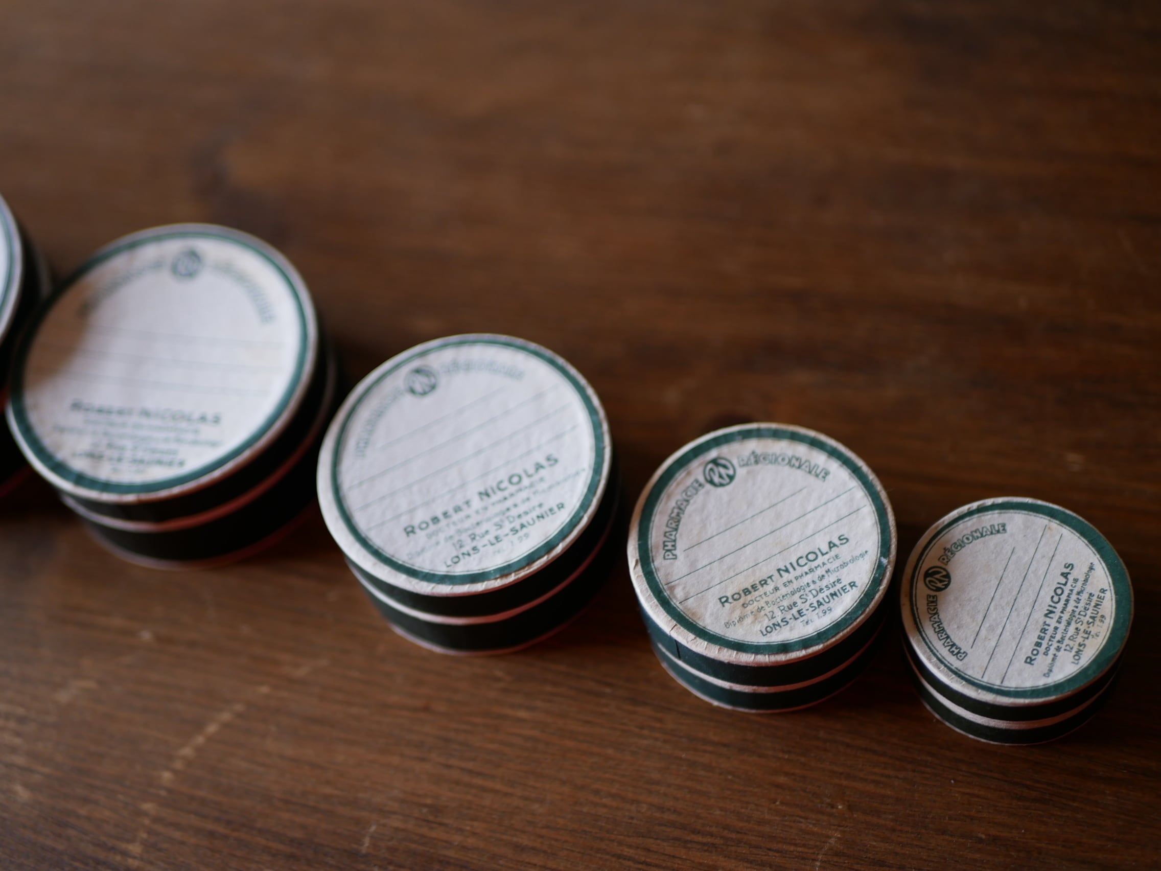 フランスアンティーク ラウンドボックス フランスアンティークラウンド