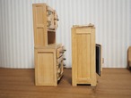木製 キッチンキャビネット・冷蔵庫・ベッド 4点セット、おまけ小物付き 画像16