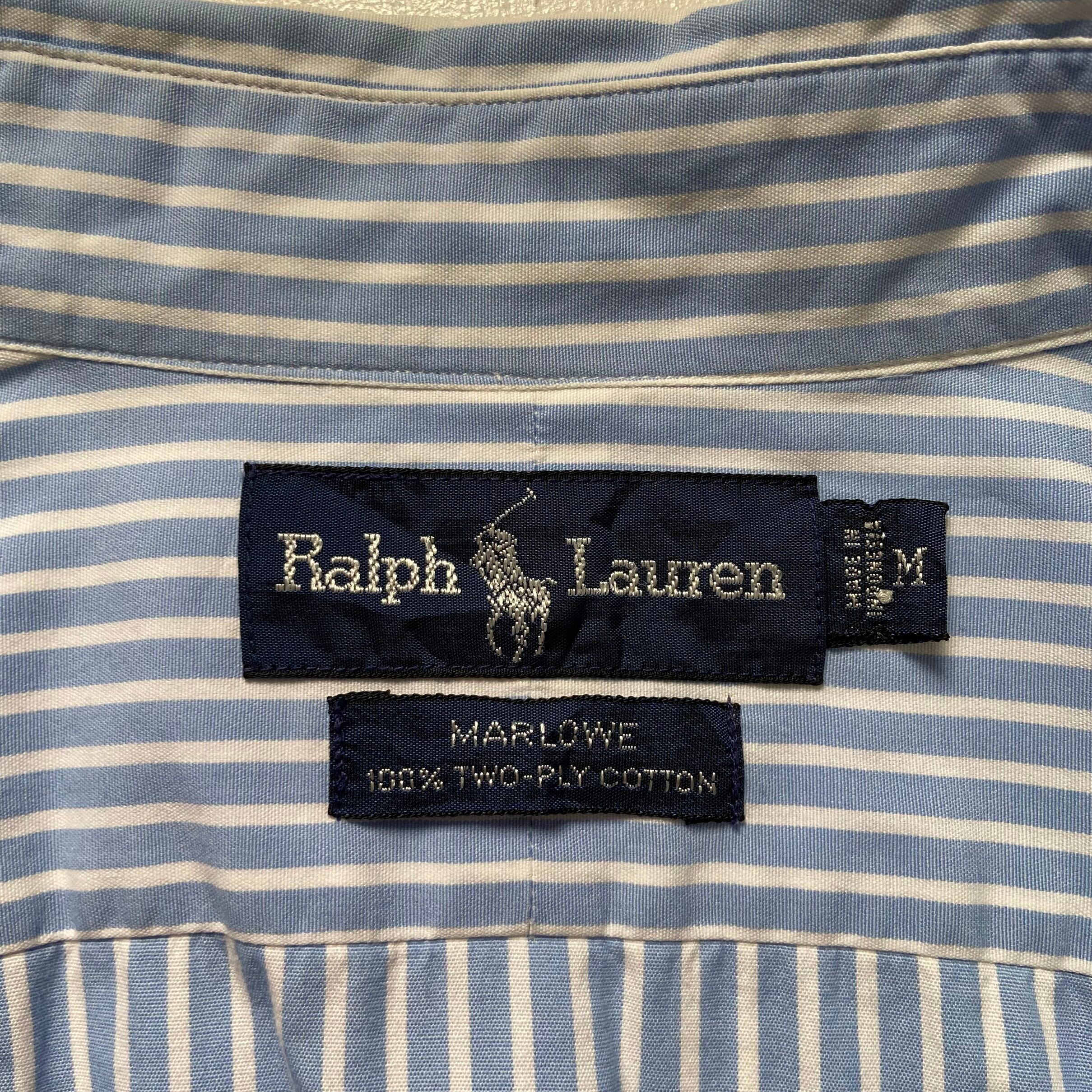 RALPH LAUREN ラルフローレン MARLOWE ストライプシャツ 長袖シャツ