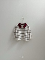 韓国子供服 / Atomeme / 26Autumn / Aiden Collar T-shirt / 秋服 *S~XL*