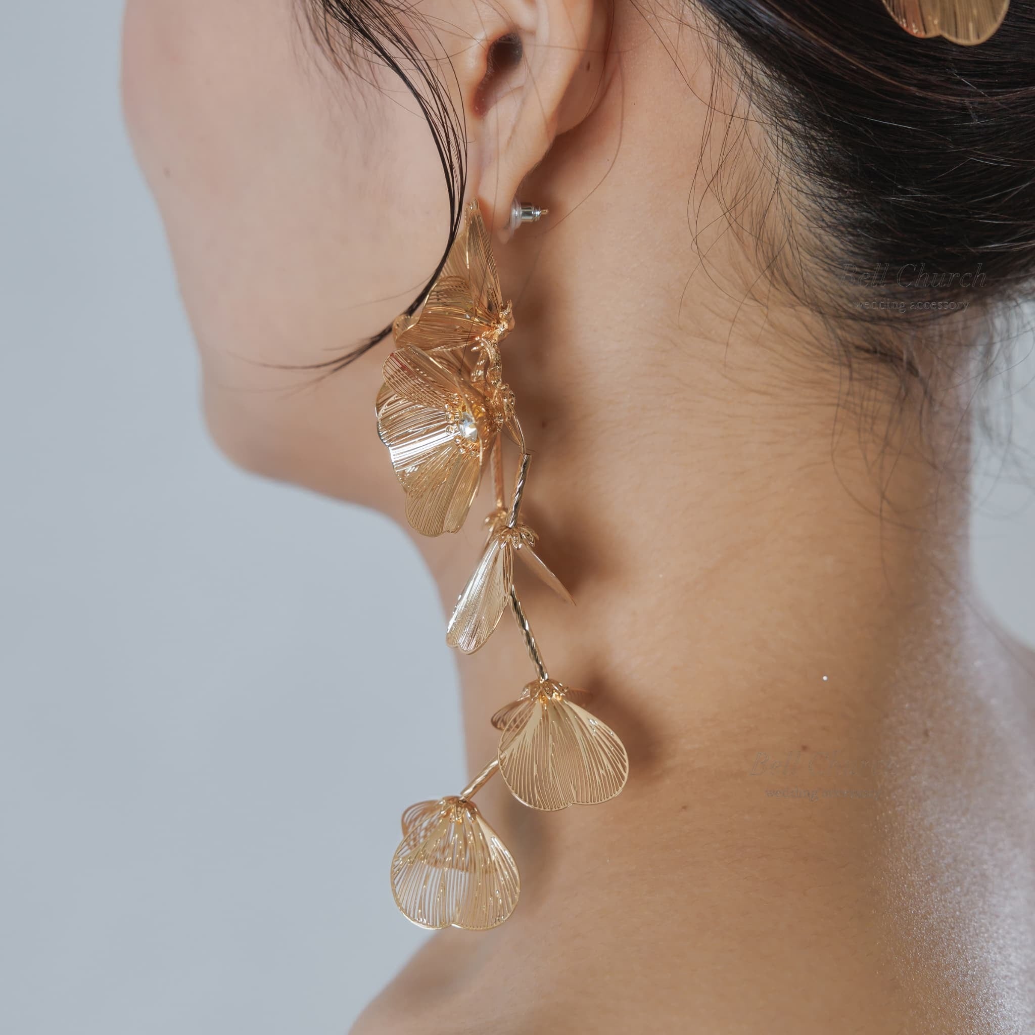 ウェディングピアス イヤリング｜ビジュー｜お花 フラワーモチーフ