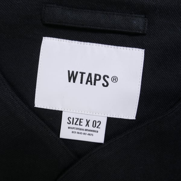 WTAPS 22AW LEAGUE 02 / LS / COTTON.  BLK