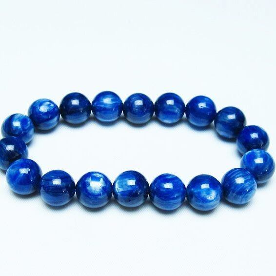 カイヤナイト ブレスレット 11mm 一点物 メール便可 [M便 1/10] 111-48114