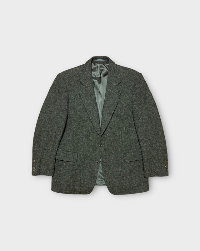 【Used】“Harris Tweed” Olive Tweed Tailored Jacket
