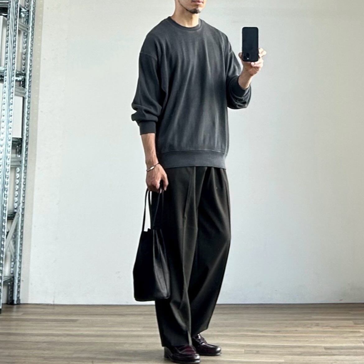 [着画あり] 25aw WOOL BARATHEA WIDE TROUSERS 25AW》【MANUAL ALPHABET】CORDURA/WOOL EASY WIDE PANT マニュアル