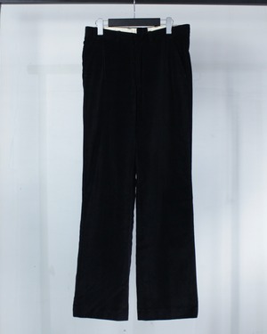 【Caka BLACK】Velour Vintage Straight Pants