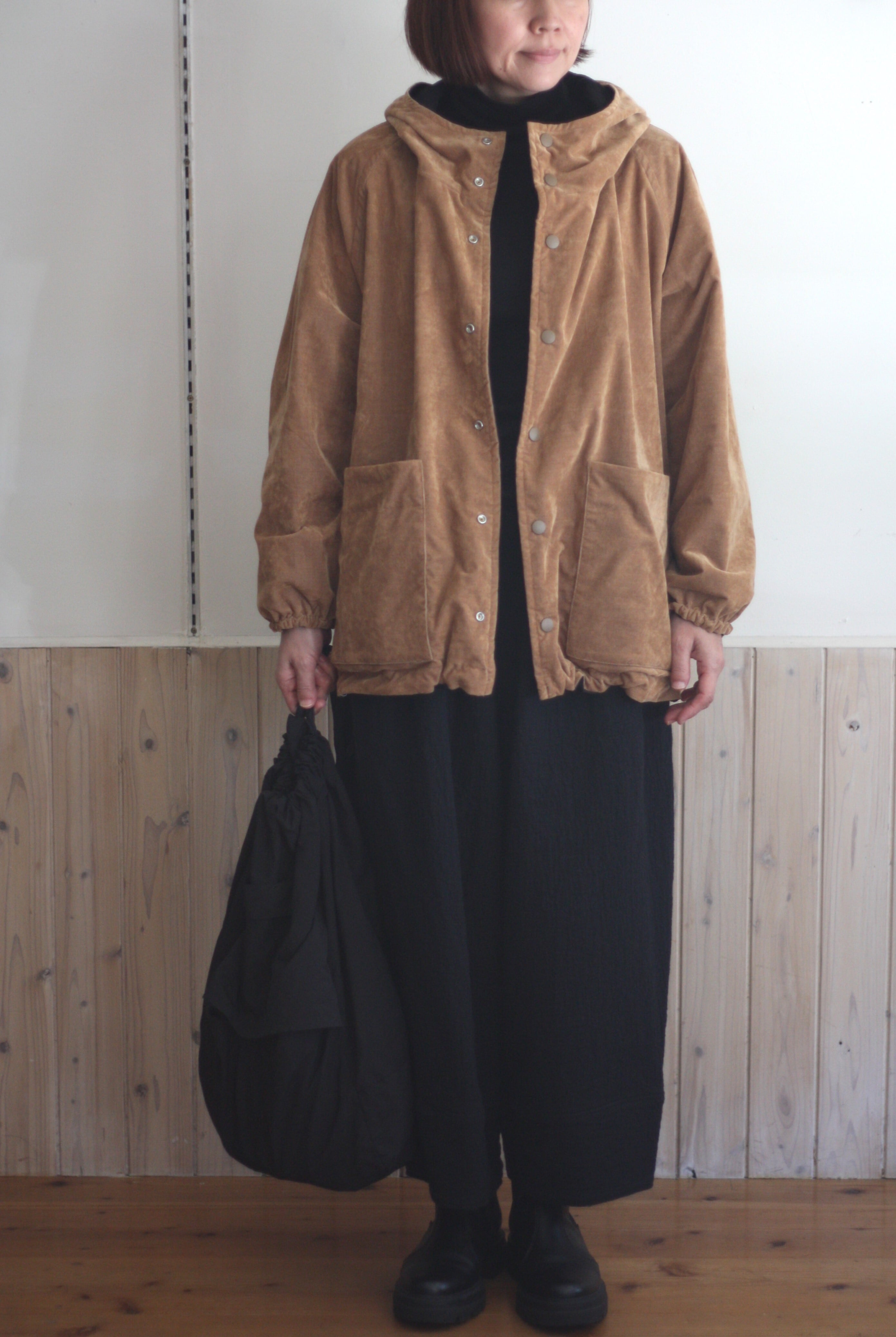 fog linen work フォグリネンワーク イエヴァコクーンワンピース