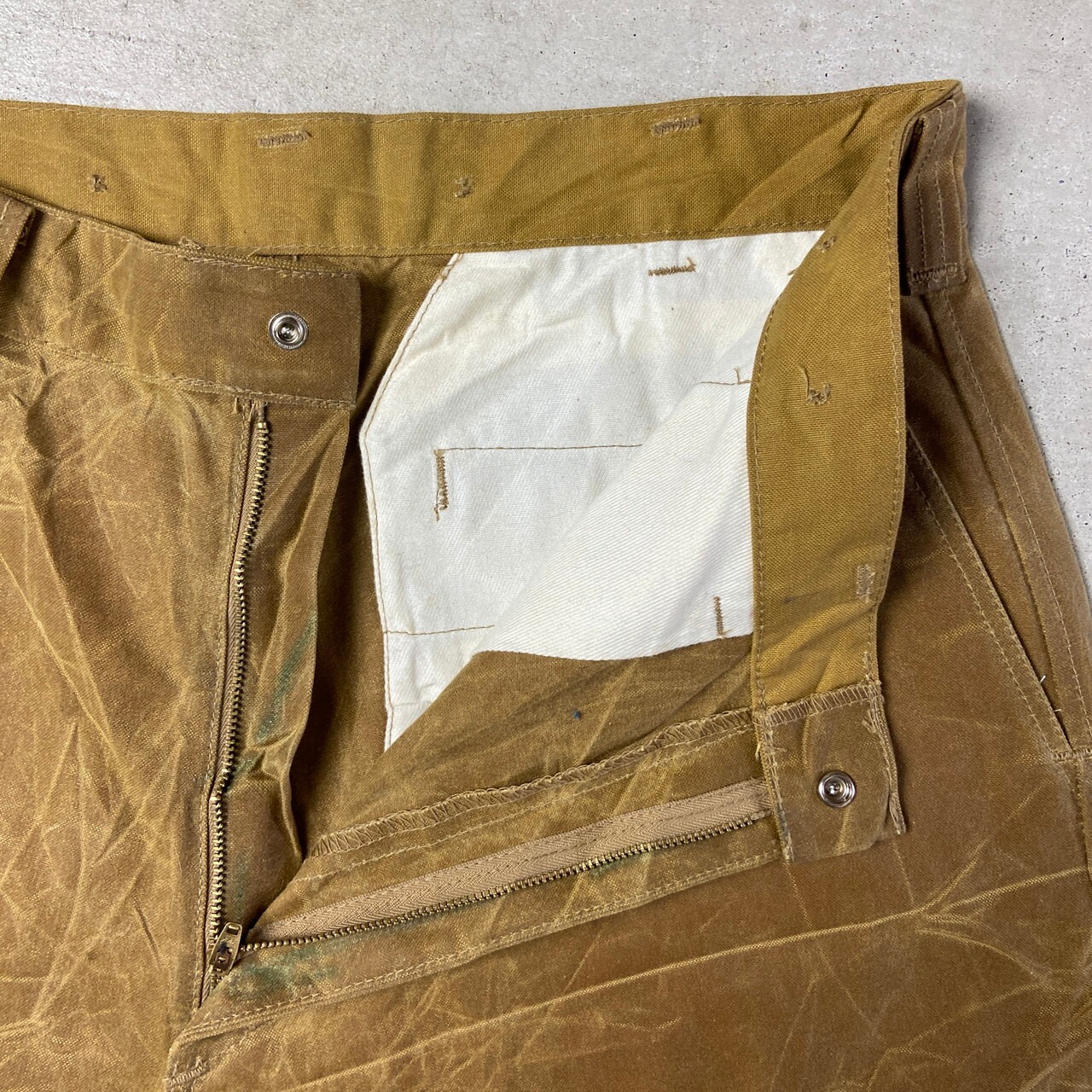 80年代〜 USA製 FILSON フィルソン ティンパンツ ワックスコットン 