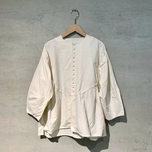 【COSMIC WONDER】Cotton paper voile classic doll shirt/Shell/17CW01175-1
