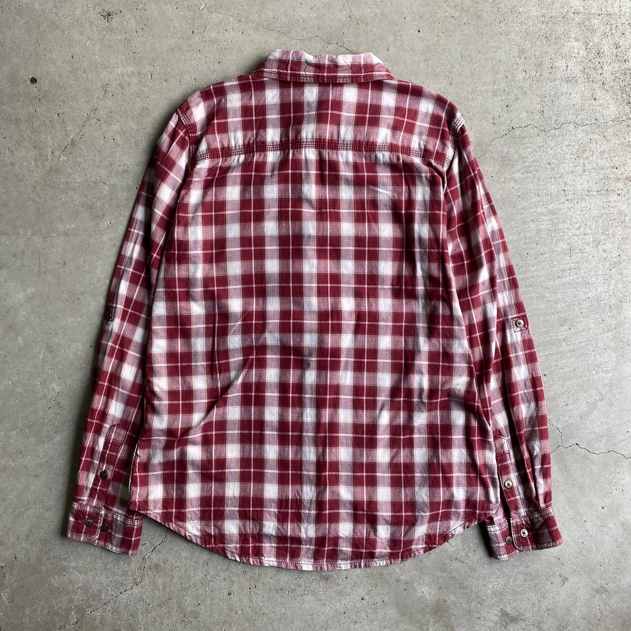 古着 カーハート Carhartt 長袖 コットンチェックシャツ レディースM相当/eaa584565 carhartt - 古着 カーハート Carhartt 長袖 コットンチェックシャツ