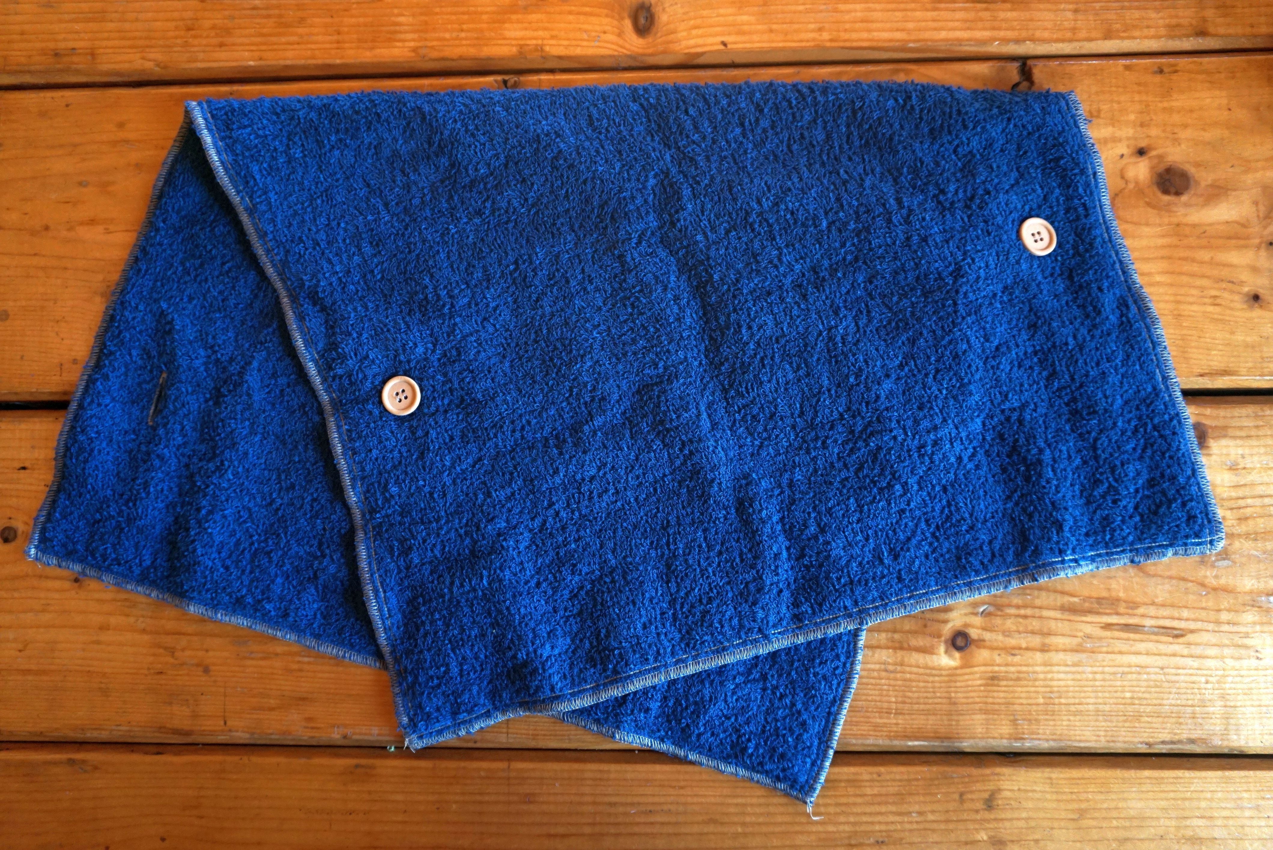 サウナ専用 天才タオル【薄め】ネイビー | 【天才タオル】天才が作った