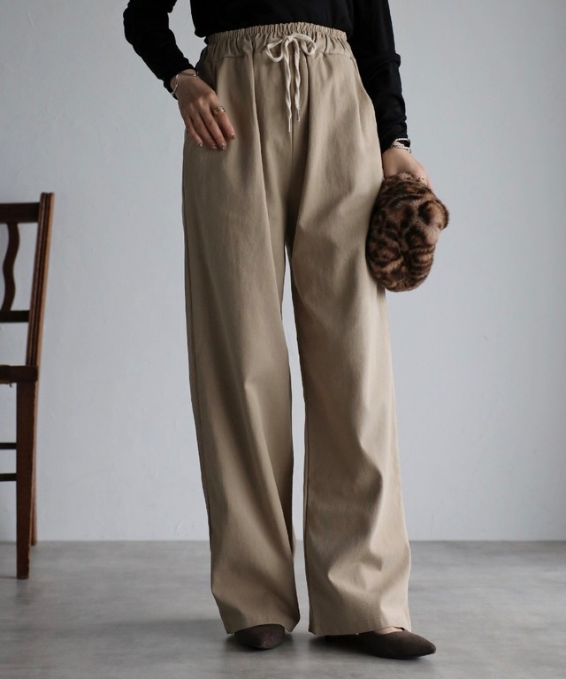 ドロストコットンパンツ