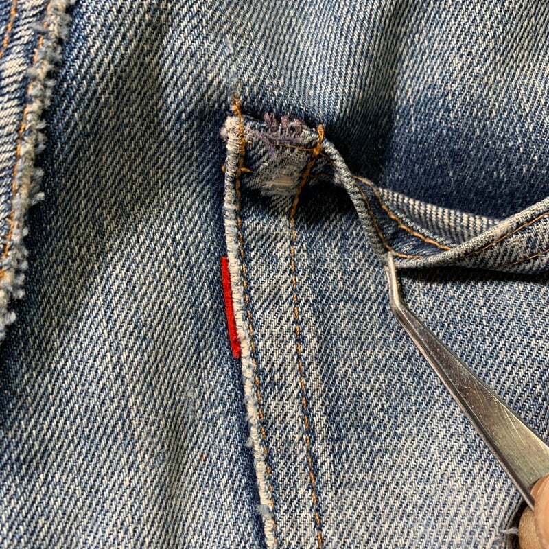 60's 70's LEVI'S リーバイス 505 Big E デニム 刻印5 セルヴィッジ