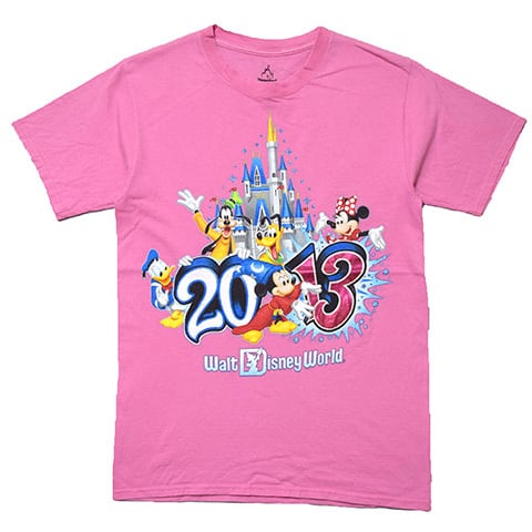 S】 ディズニー ファンタジア キャラクター Tシャツ メンズS ピンク