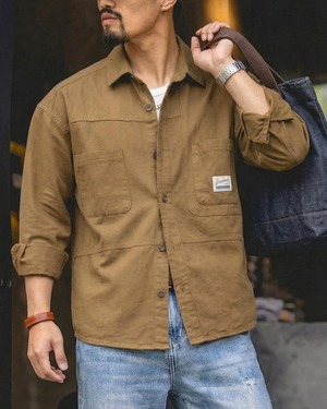 Retro Cotton Casual Shirt  K0426
